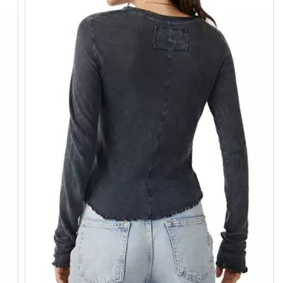 Free People "Be My Baby" Long Sleeve Top – Size Small – NWOT - Picture 3 of 11